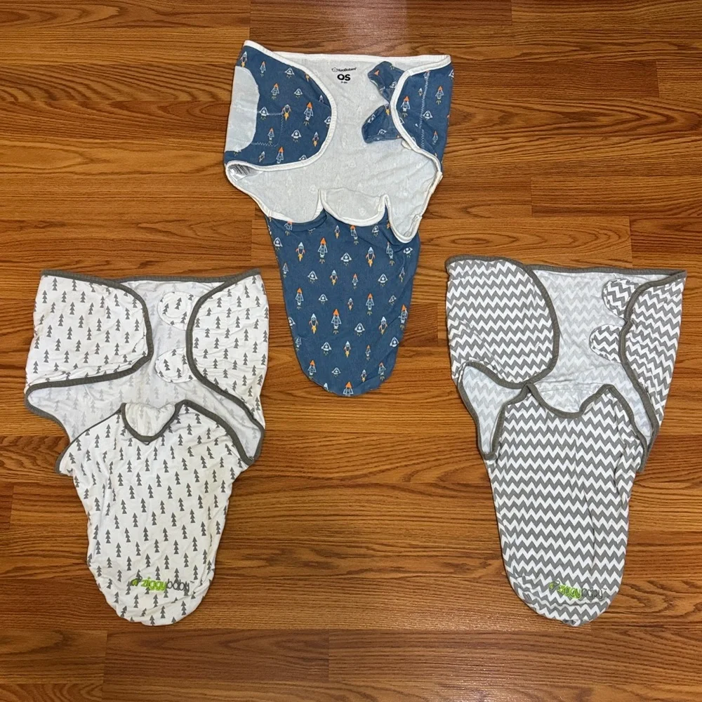 ⚠️ 3 Swaddle Blankets Set⚠️